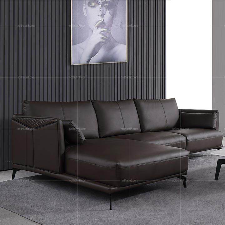 Sofa da cao cấp dáng chữ L sang trọng M8-3516 thumbnail 3