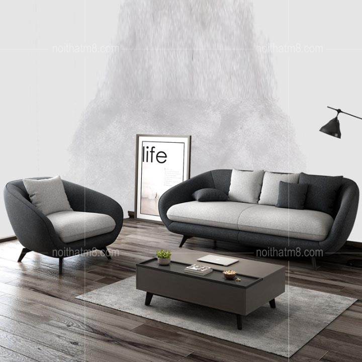 Ghế sofa mini phong cách Bắc Âu cho căn hộ nhỏ M8-3596 - Nội thất M8