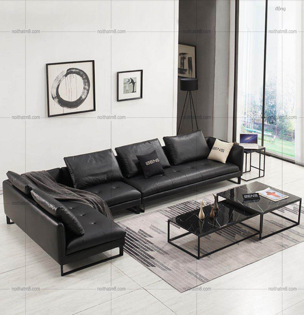 Ghế Sofa Da Thật Hiện Đại: 
Bạn muốn làm mới phòng khách của mình với một chiếc ghế sofa da thật hiện đại? Với thiết kế đơn giản nhưng không kém phần sang trọng, chiếc ghế sofa này sẽ làm nổi bật phòng khách của bạn. Với độ bền và tính tiện dụng của da thật, bạn sẽ cảm nhận được sự thoải mái khi sử dụng. Đừng bỏ qua cơ hội thưởng thức vẻ đẹp của ghế sofa da thật hiện đại này.