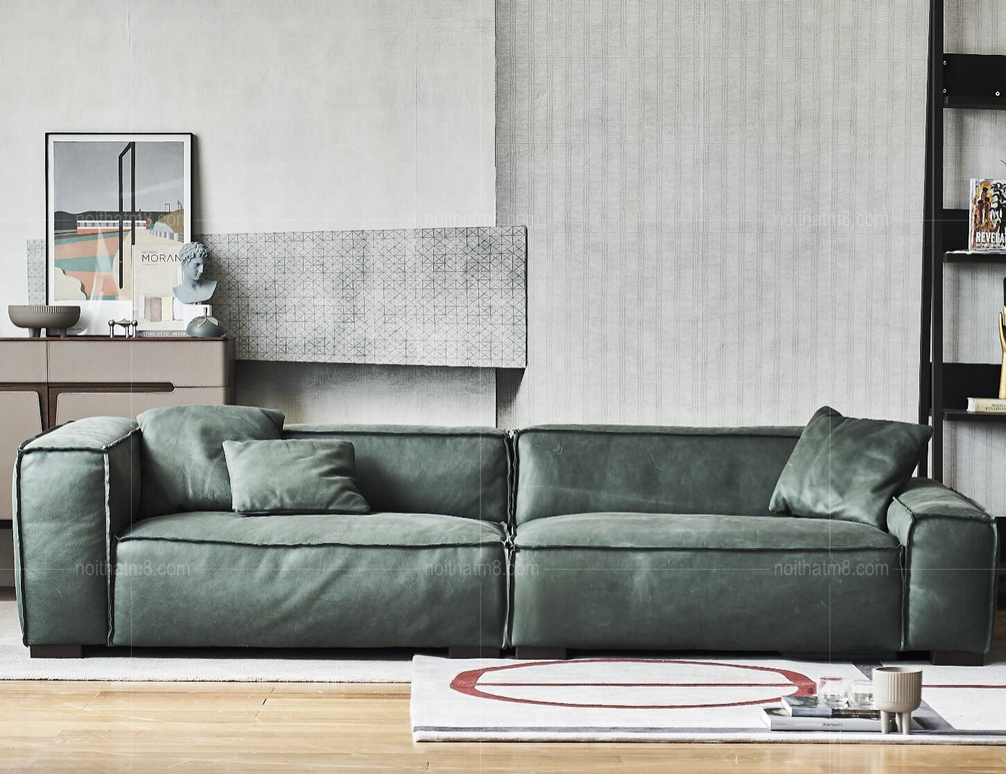Mẫu sofa văng hiện đại phong cách Ý sang trọng M8-3582