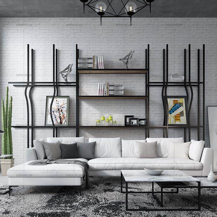 Sofa da phong cách châu Âu hiện đại M8-3555