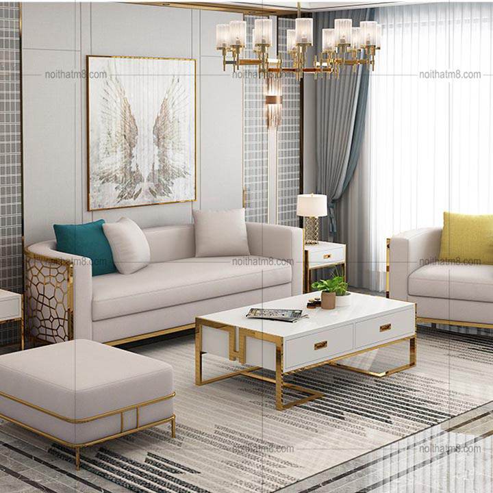 Bộ sofa phòng khách nhập khẩu cao cấp đẹp hút hồn M8-3585 - Nội ...