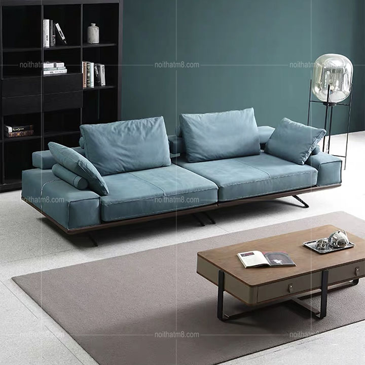Mẫu sofa đẹp khung sắt sơn tĩnh điện phong cách Bắc Âu M8-3508 thumbnail 2