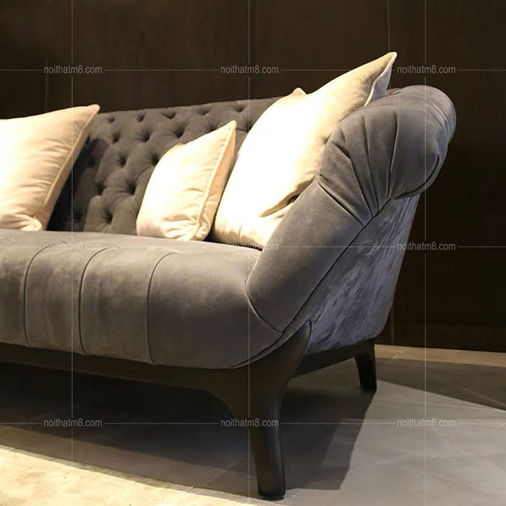 Mẫu ghế sofa nỉ nhung phòng khách ấn tượng M8-3541 thumbnail 4