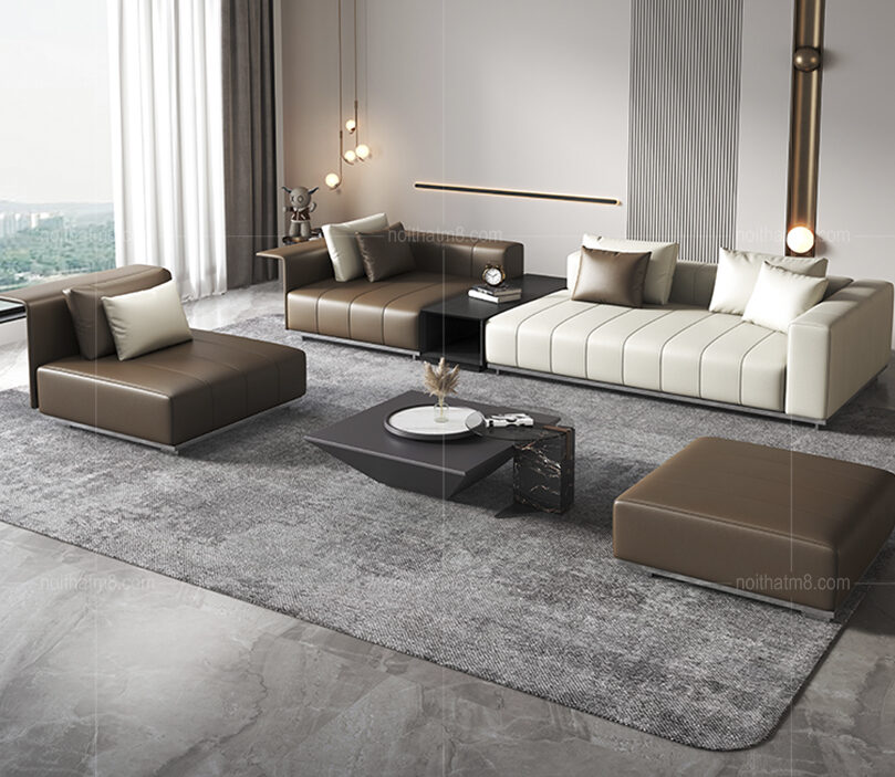 Muốn trang trí phòng khách sang trọng, quý phái, hãy đầu tư ngay vào bộ sofa Ý cao cấp. Với chất liệu vải, da bền đẹp và đường may tỉ mỉ, bộ sofa Ý sẽ làm nổi bật phòng khách của bạn. Hãy nhấp chuột vào hình ảnh để khám phá thêm về bộ sofa phòng khách cao cấp Ý này.